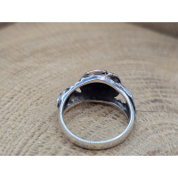 Echt Zilveren ring met een roos